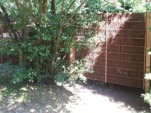 Bild nat�rlicher Flechtzaun